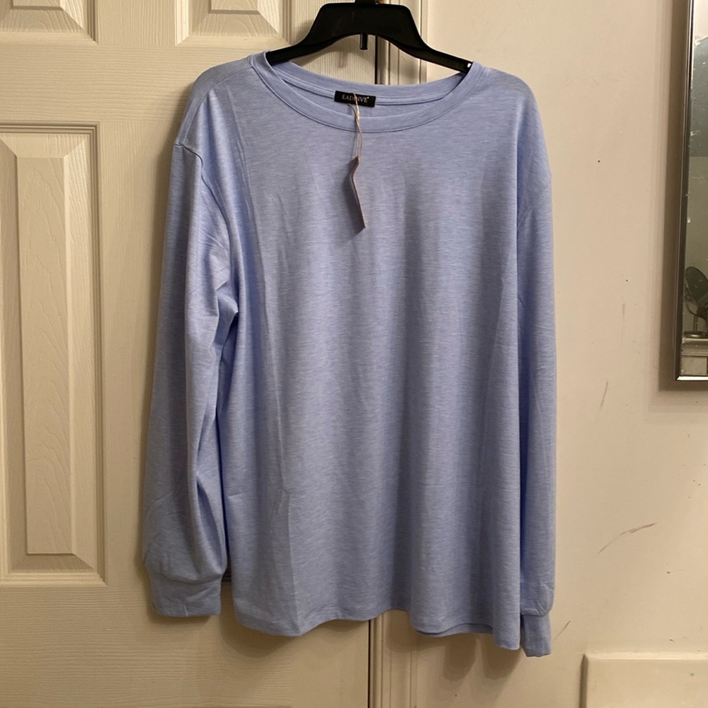 Sky blue longsleeve top